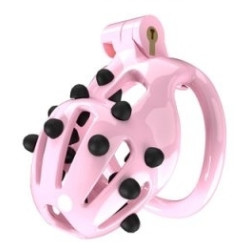 CockLock Cage de chasteté Point Up M Rose 8 x 3.7cm